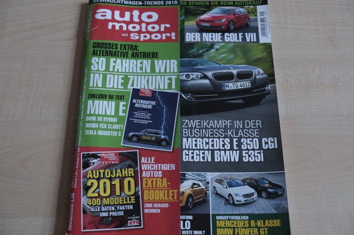 Deckblatt Auto Motor und Sport (09/2010)